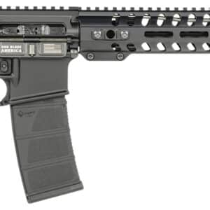 Patriot Ordnance Factory 01644 Minuteman Direct Impingement 5.56x45mm 30+1 16.50" Nitride Treated Threaded Barrel, Black Hard Coat Anodized Receiver, Synthetic 6 Position MFT Minimalist Stock