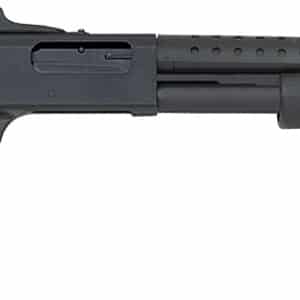 Mossberg 50693 590 Persuader 12 Gauge 8+1 3" 20" Cylinder Bore Heat-Shield Barrel, Matte Blued Metal Finish, Drilled & Tapped Receiver, Ghost Ring Sight, Synthetic Stock