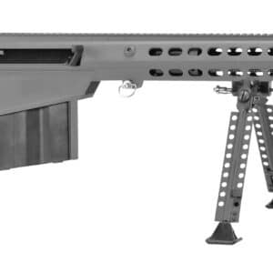 Barrett 18068 M107A1 50 BMG 20" 10+1 Tungsten Gray Cerakote Tungsten Gray Fixed with Sorbothane Recoil Pad Stock Black Polymer Grip