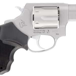 Taurus 2-85629 856 *CA Compliant Small 38 Special +P 6 Shot 2" Matte Stainless Steel Barrel, Cylinder & Frame, Black Finger Grooved Rubber Grip, Transfer Bar Safety, Exposed Hammer
