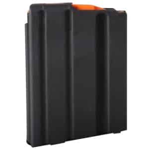 DuraMag 5X23041188CPD SS 5rd 223 Rem/300 Blackout/5.56x45mm NATO for AR-15 Black w/ Orange Follower Detachable