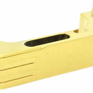 Cross Armory CRG5MCGD Mag Catch Extended Compatible w/Glock Gen4-5 Gold Anodized Aluminum