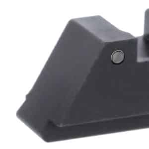 AmeriGlo GL452 Optic Compatible Sight Set for Glock  XL Tall Green Tritium Orange Outline Front Sight-Green Tritium Black Outline Rear Sight