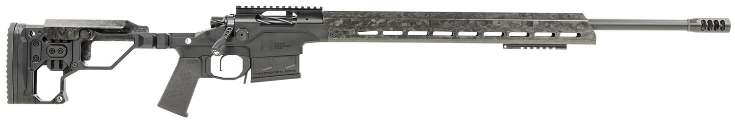 Christensen Arms 8010301700 Modern Precision 300 PRC 26" Threaded Carbon Fiber Barrel 5+1, Black Nitride Finish, Tungsten Anodized Folding Stock, Polymer Grip