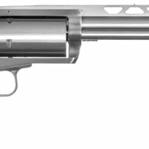 Magnum Research BFR45LC4106 BFR SAO 45 Colt (LC) or 410 Gauge, 7.50" Vent Rib Barrel, 6rd Cylinder, Brushed Stainless Steel, Black Hogue Rubber Grip