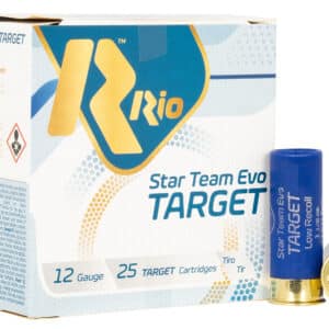 Rio Ammunition STT32LR75 Team Target 12Gauge 2.75" 1 1/8oz 7.5Shot 25 Per Box/10 Case