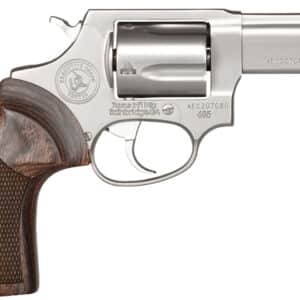 Taurus 2-605EX39 605 Executive Grade 357 Mag/38 Special +P 5 Shot 3" Polished Stainless Steel Barrel, Cylinder & Frame, Brass Rod Front/Fixed Rear Sights, Altamont Wood Grip, Includes Nanuk Case