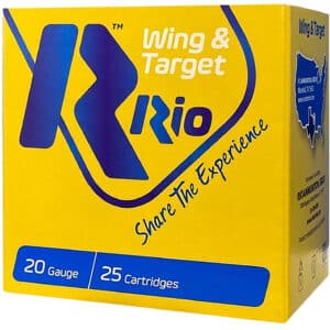 Rio Ammunition WT2075 Wing & Target 20Gauge 2.75" 7/8oz 7.5Shot 25 Per Box/10 Case