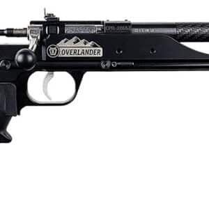 Crickett KSA2190 Precision 6061 Overlander Pack Rifle 22 LR Single Shot 16.12" Carbon Fiber Threaded Barrel, Black Anodized Picatinny Rail Aluminum Receiver, Aluminum/Carbon Fiber Adjustable Skeletoni