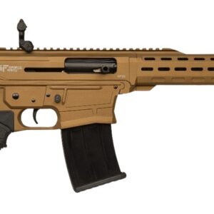 Gforce Arms GF2512BNZ GF25 12 Gauge Semi-Auto 3" 5+1 20" Bronze Cerakote Spiral Threaded Barrel, Bronze Cerakote Picatinny Rail Aluminum Receiver, Adjustable Black Synthetic Stock w/Black Rubber Grip