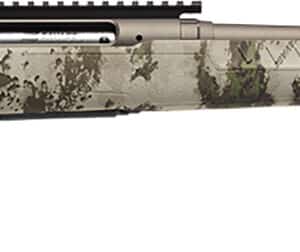 Savage Arms 32305 Axis 2 Pro Compact 308 Win 4+1 20" Gun Metal Bronze Cerakote Heavy Threaded Barrel & Picatinny Rail Carbon Steel Receiver, Fixed Woodland Camo Synthetic Stock, Right Hand