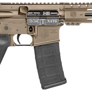 Diamondback DB1916K061 DB15 5.56 NATO 30+1 10" Flat Dark Earth Cerakote Heavy Barrel 9" M-LOK Handguard 7075-T6 Aluminum SBA3 Brace Magpul MOE Grip