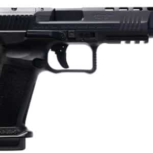 Canik HG6825N Mete SFx 9mm Luger 10+1 5.20" Black Nitride Match Grade Barrel, Black Optic Ready/Serrated Steel Slide, Black Polymer Frame w/Picatinny Rail, Aggressive Texture Grip