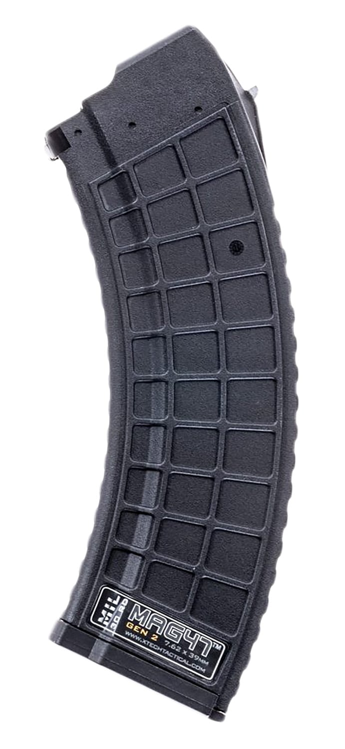Xtech Tacitcal XTT135BLKELITE Elite 30rd 7.62X39 Fits AK-47 Black Stainless Steel
