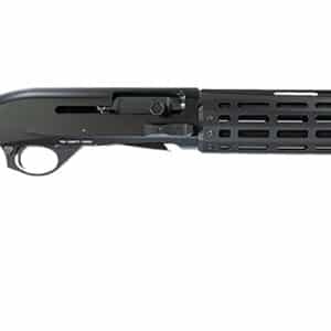 MAC 21000182 Agency Tradesman 2 12 Gauge Semi-Auto 5+1 18.50" Black Chromate Ported Vent Rib Barrel, Black Anodized Picatinny Rail Receiver, Fixed Black Synthetic Stock