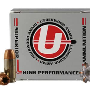 Underwood Ammo 334 Sporting 45ACP+P 230gr Jacketed Hollow Point 20 Per Box/10 Case