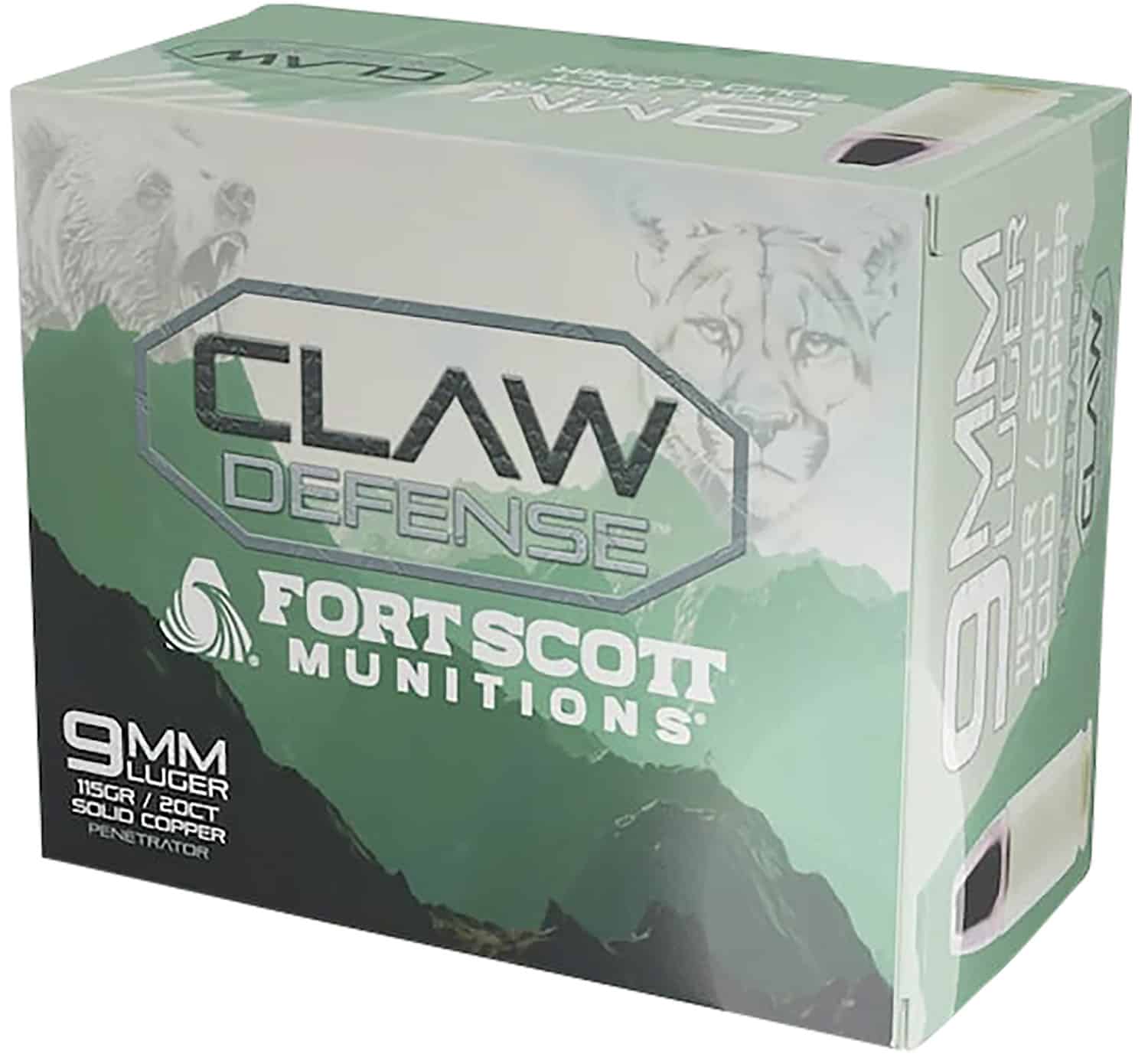 Fort Scott Munitions 9MM115SCVFNCD9mm Luger 115gr 20 Per Box/25 Case
