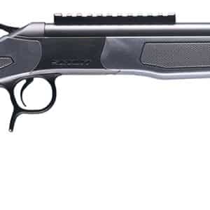 CVA CR4442 Scout 45-70 Gov 1rd 22" Blued Threaded Barrel, Blued Picatinny Rail Receiver, Stealth Gray Fixed Synthetic Stock