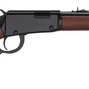 Henry H001Y22 Classic Youth 22 S/L/LR 13/14/18+1 16.50" Blued Barrel, Black Aluminum Grooved Receiver, American Walnut Straight Grip Stock