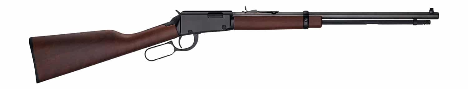 Henry H001T17H Frontier 17 HMR 13+1 20" Blued Octagon Barrel, Black Aluminum Receiver, American Walnut Straight Grip Stock