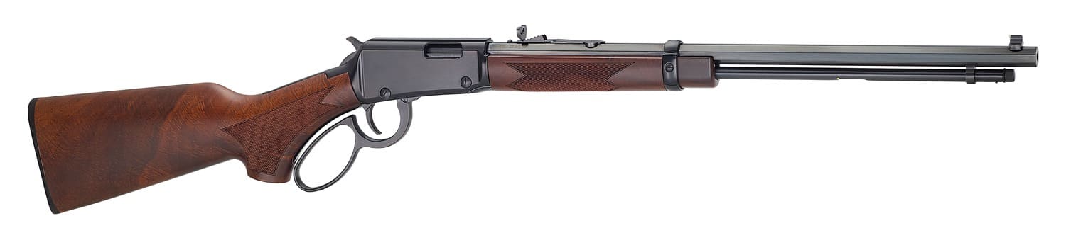 Henry H001TPG22M Western Frontier 22 WMR 13+1 20" Blued Octagon Barrel, Black Aluminum Grooved Receiver, American Walnut Fixed w/Pistol Grip Stock