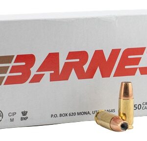 Barnes Bullets 32528 9mmLuger 115gr Semi Jacketed Hollow Point 20 Per Box/10 Case
