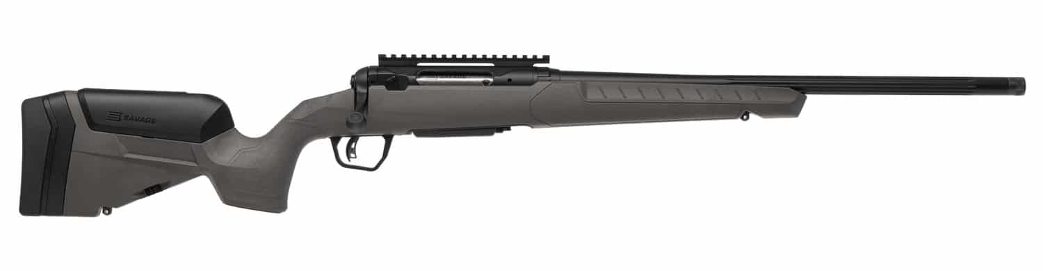 Savage Arms 32407 110 Trailblazer 6.5 Creedmoor 4+1 20" Fluted Barrel, Flat Dark Gray Adj LOP Synthetic Stock, Right Hand