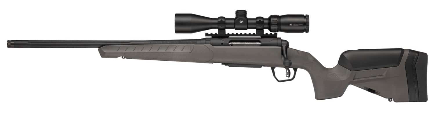 Savage Arms 32478 110 Trailblazer 5.56 NATO 4+1 20" Fluted Barrel, Flat Dark Gray Adj LOP Synthetic Stock, Left Hand