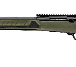 Savage Arms 32653 110 Core Predator Full Size 300 AAC Blackout 10+1 16.50" Medium Heavy Fluted Barrel, Arca Rail Forend, Hunter Green AccuStock w/AccuFit V2 Synthetic Stock, Left Hand
