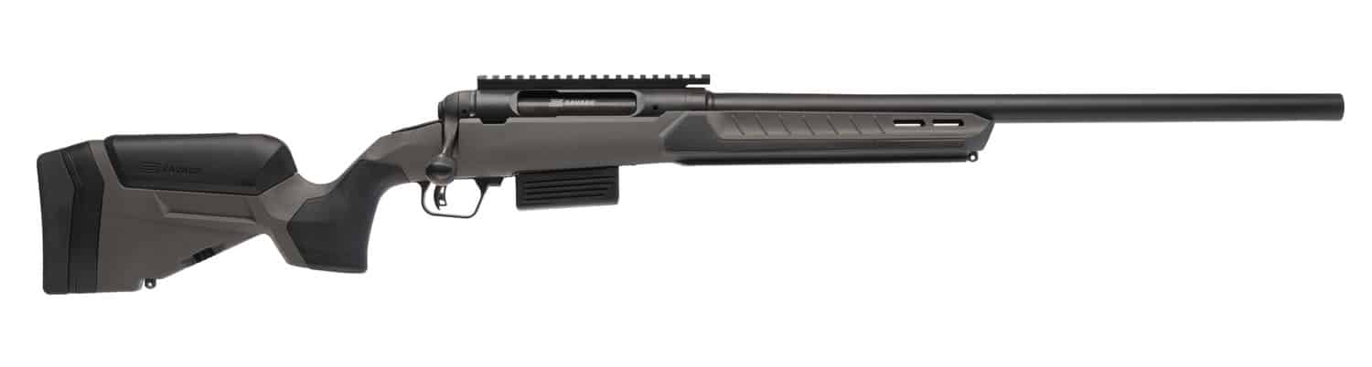 Savage Arms 32803 220 Harvester Full Size 20 Gauge Bolt 2rd 22" Slug Barrel, AccuStock w/AccuFit V2 Flat Dark Gray Synthetic Stock, Right Hand