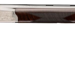 Browning 0183583004 Citori 825 Feather 12 Gauge Break Open 3" 2rd 28" Gloss Blued Over/Under Vent Rib Barrel, Engraved Silver Nitride Aluminum Alloy Receiver, Fixed Gloss Black Walnut Stock, Right Han