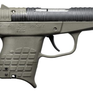 Kel-Tec PR3ATGRN10 PR-3AT Compact Frame 380 ACP 10+1 2.85" Black Rotating Barrel Shroud, Green Polymer Frame