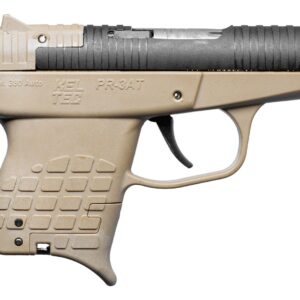 Kel-Tec PR3ATTAN10 PR-3AT Compact Frame 380 ACP 10+1 2.85" Black Rotating Barrel Shroud, Tan Polymer Frame