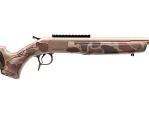 CVA CR4436DC Cascade Takedown 6.5 Creedmoor 1rd 20" Flat Dark Earth Cerakote Stainless Steel Threaded Barrel & Receiver w/Picatinny Rail, Duck Camo Synthetic Stock