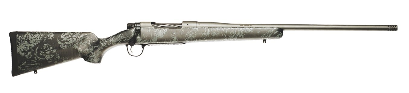 Christensen Arms 801-01346-00 Mesa FFT Full Size 22 Creedmoor 4+1 20" Tungsten Gray Cerakote Threaded Barrel, Tungsten Gray Cerakote Steel Drilled & Tapped Receiver, Carbon w/Gray Accents Fixed Carbon