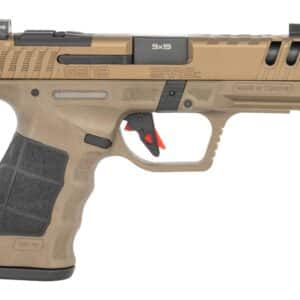 Sarsilmaz SAR9CG3BR10 SAR9 Gen3 Compact 9mm Luger 10+1 4.10" Black Barrel, Bronze Steel Optic Cut/Serrated Slide, Bronze Polymer Frame w/Picatinny Rail, Textured Grip, RMSc Footprint