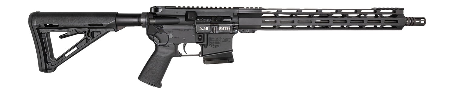 Diamondback DB1790K005 DB15 *CA Compliant 5.56 NATO 10+1 16" Black Nitride Barrel, Black Hardcoat Anodize Aluminum Receiver w/Picatinny Rail, M-LOK Handguard, Magpul MOE Polymer Brace & Magpul Black G