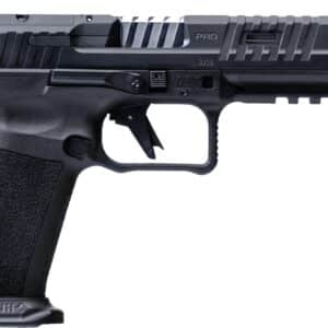 Canik HG7069-N Mete SFT Pro Full Size 9mm Luger 20+1 18+1 5" Chrome Plated Threaded Barrel, Stingray Steel Optic Ready/Serrated Slide, Stingray Polymer Frame w/Picatinny Rail, Interchangeable Backstra