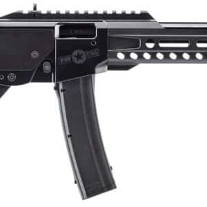Patriot Ordnance Factory 02543 Tombstone 9mm Luger 20+1 16.50" Black Fluted Threaded Barrel, Black Aluminum Receiver w/Picatinny Rail, M-LOK Handguard, Magpul SGA Black Synthetic Stock