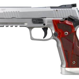 Sig Sauer 226X59CL2SAO P226 XFive Classic Full Size 9mm Luger 10+1 5" Bull Barrel, Stainless Steel Optic Ready/Serrated Slide & Frame w/Beavertail & Picatinny Rail, Hogue Cocobolo Grip, SIG-LOC Footpr