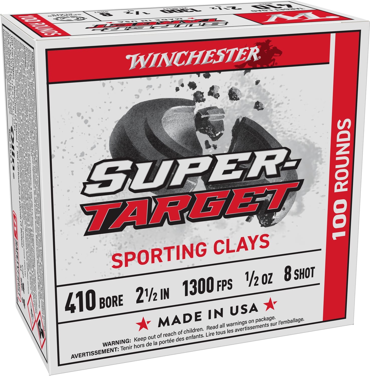 WIN TRGTS418 410BORE 2-1/2" 1/2OZ 8 25/10