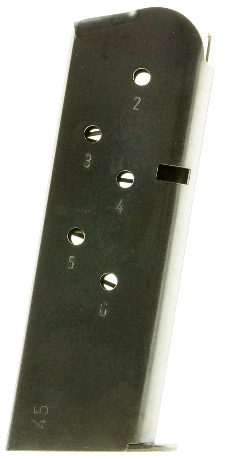Magnum Research MAG1911456 1911 Black Detachable 6rd 45 ACP