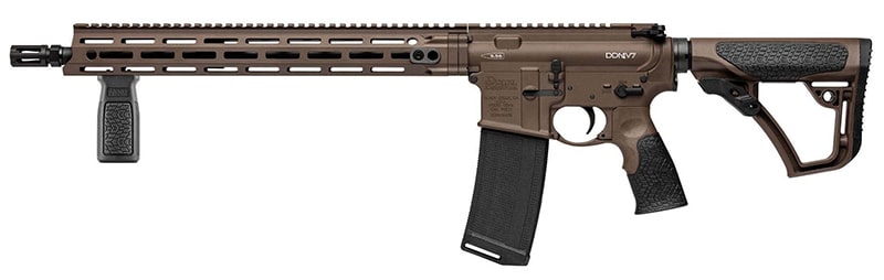 DDM4 V7 5.56 16" Brown MilSpec+ M-LOK 32