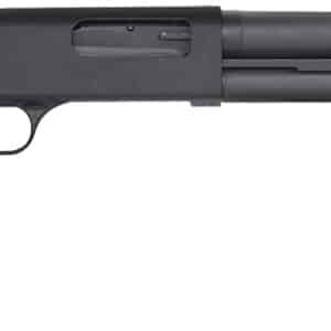 Mossberg 50778 590 Tactical 12 Gauge 6+1 3" 18.50" Cylinder Bore Barrel, Matte Blued Metal Finish, Dual Extractors, Drilled & Tapped Receiver, Synthetic Stock