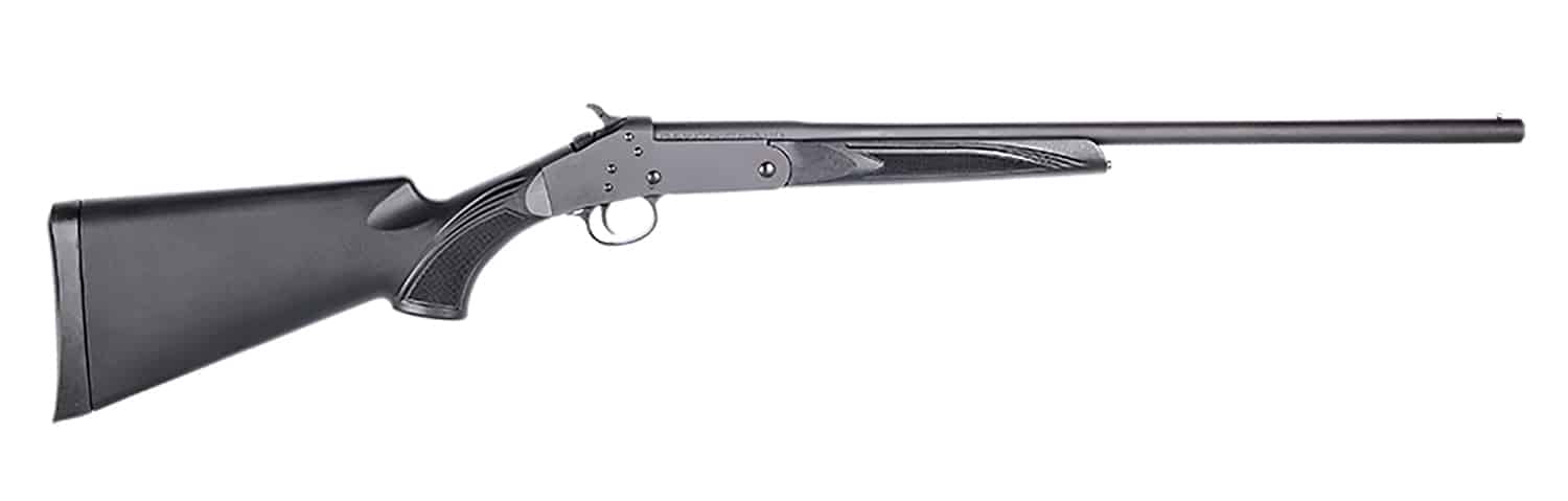 Stevens 19202 301 Compact 410 Gauge Break Open 3" 1rd 22" Matte Black Single Shot Barrel, Matte Black Carbon Steel Receiver, Fixed Matte Black Synthetic Stock, Ambidextrous