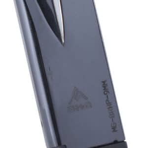Mec-Gar MGBRHP10B Standard 10rd 9mm Luger Fits Browning Hi-Power/Springfield SA-35 Blued Carbon Steel