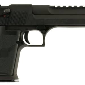 Magnum Research DE44IMB Desert Eagle Mark XIX 44 Rem Mag 6" with Muzzle Brake 8+1 Matte Black Carbon Steel Frame & Slide Black Rubber Grip
