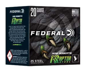 FED RAPTOR STEEL 20GA 3" 1OZ #4 25
