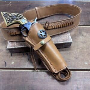 COLT FRONTIER 22LR WITH BOX & A HOLSTER/BELT COMBO