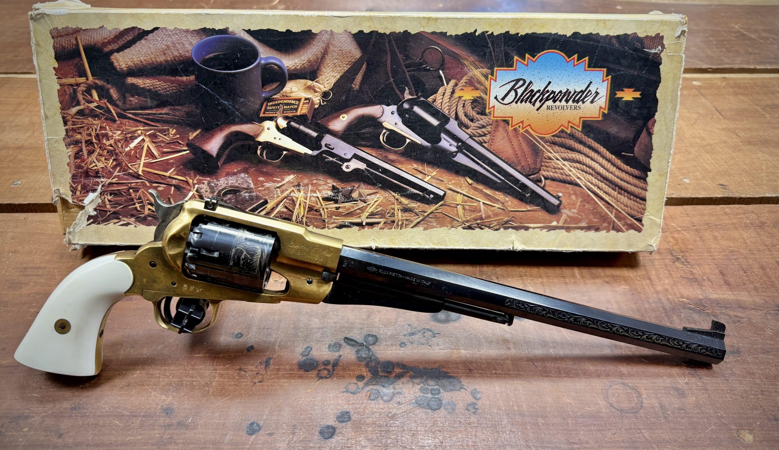 1 of 5000 pietta buffalo hunter 44 blackpowder